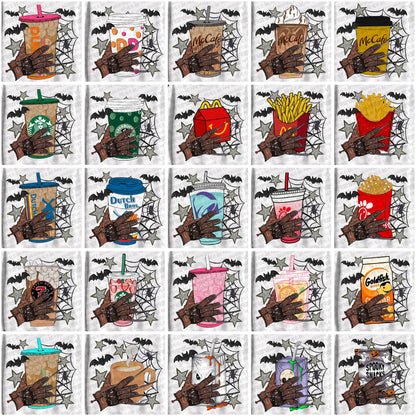 Freddy Hand Drinks & Snacks Bundle- 43 PNG Files