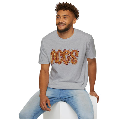 Aces Dots Adult Unisex Softstyle T-Shirt