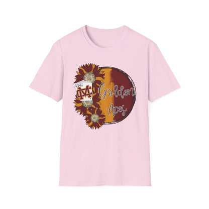 Golden Aces Sunflowers Adult Unisex Softstyle T-Shirt