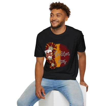 Golden Aces Sunflowers Adult Unisex Softstyle T-Shirt
