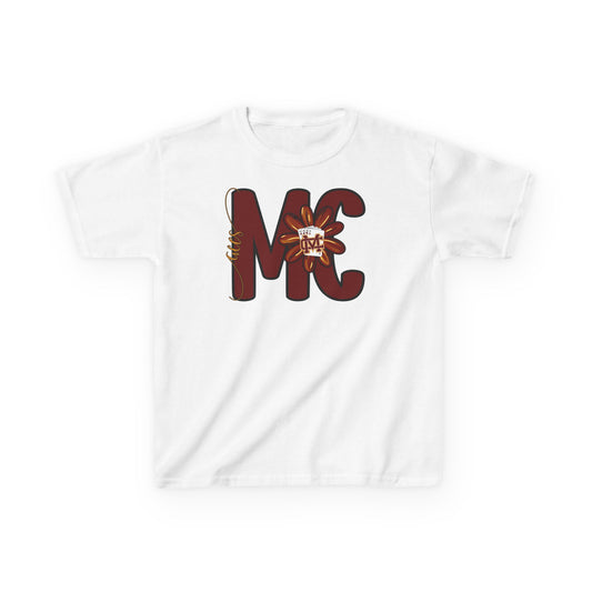 Aces Floral Letters Kids Heavy Cotton™ Tee
