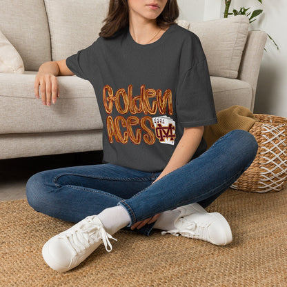 Golden Aces Brushstrokes Adult Unisex Softstyle T-Shirt