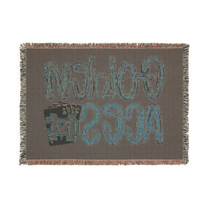 Golden Aces Woven Blanket