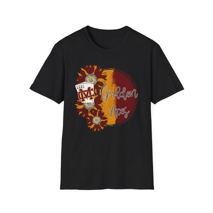 Golden Aces Sunflowers Adult Unisex Softstyle T-Shirt
