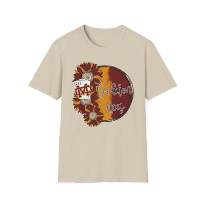 Golden Aces Sunflowers Adult Unisex Softstyle T-Shirt
