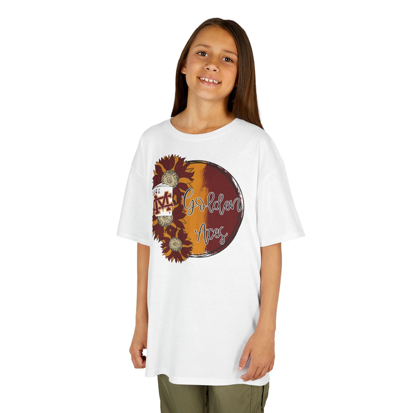 Golden Aces Sunflowers Kids Heavy Cotton™ Tee