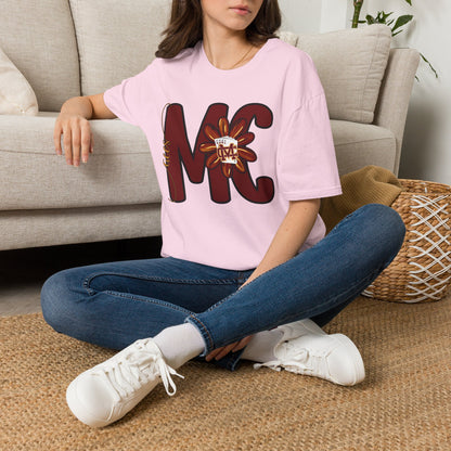 Aces Floral Letters Adult Unisex Softstyle T-Shirt