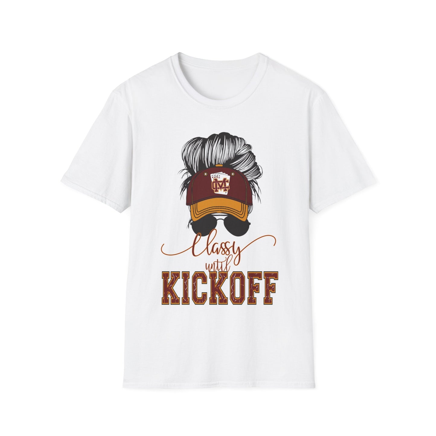 Aces Classy Until Kickoff Adult Unisex Softstyle T-Shirt