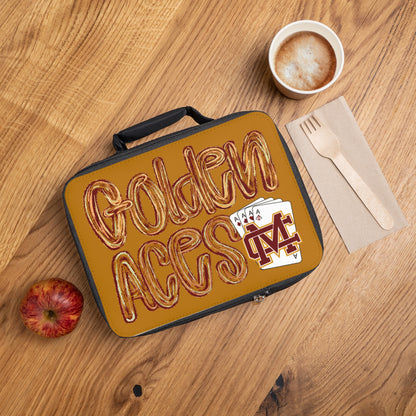 Golden Aces Gold Lunch Bag