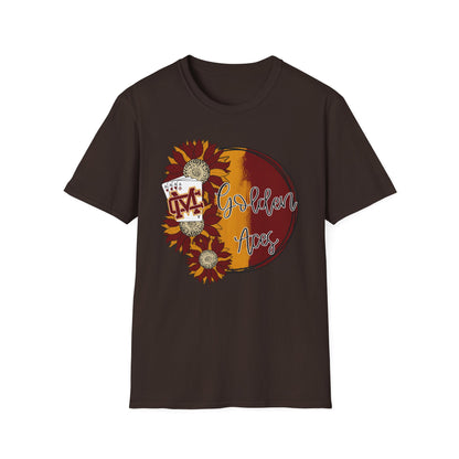 Golden Aces Sunflowers Adult Unisex Softstyle T-Shirt