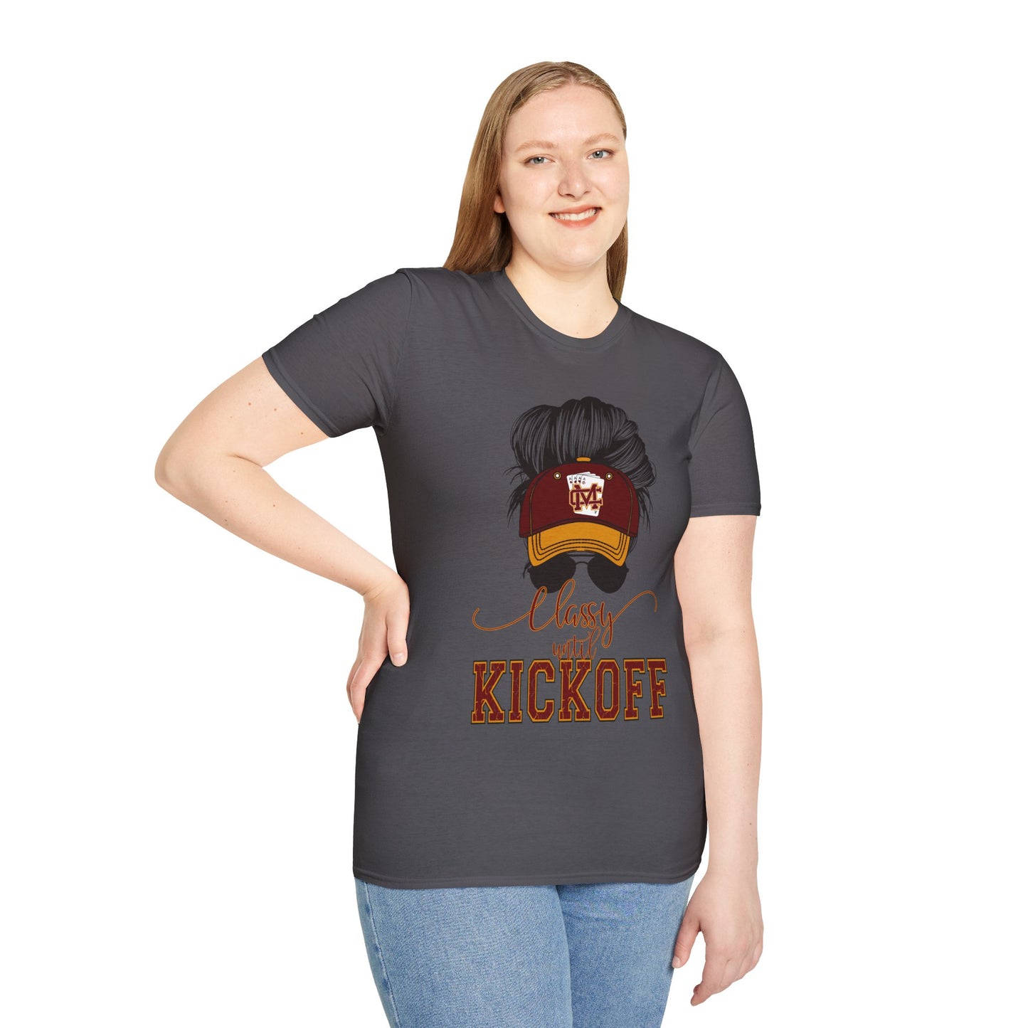 Aces Classy Until Kickoff Adult Unisex Softstyle T-Shirt