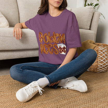 Golden Aces Brushstrokes Adult Unisex Softstyle T-Shirt