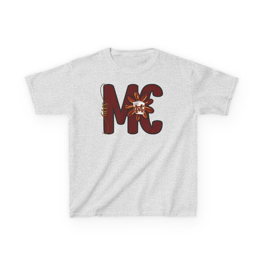 Aces Floral Letters Kids Heavy Cotton™ Tee