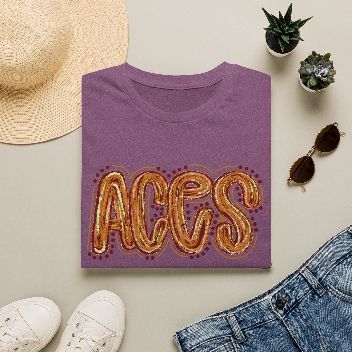 Aces Dots Adult Unisex Softstyle T-Shirt