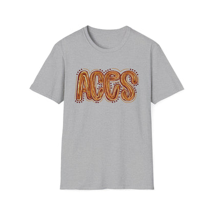 Aces Dots Adult Unisex Softstyle T-Shirt