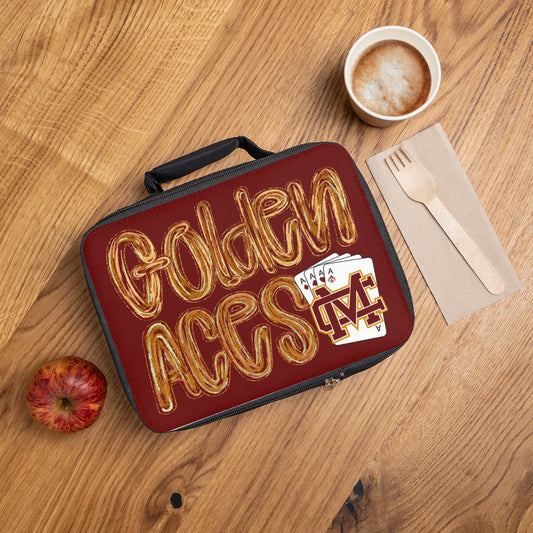Golden Aces Maroon Lunch Bag