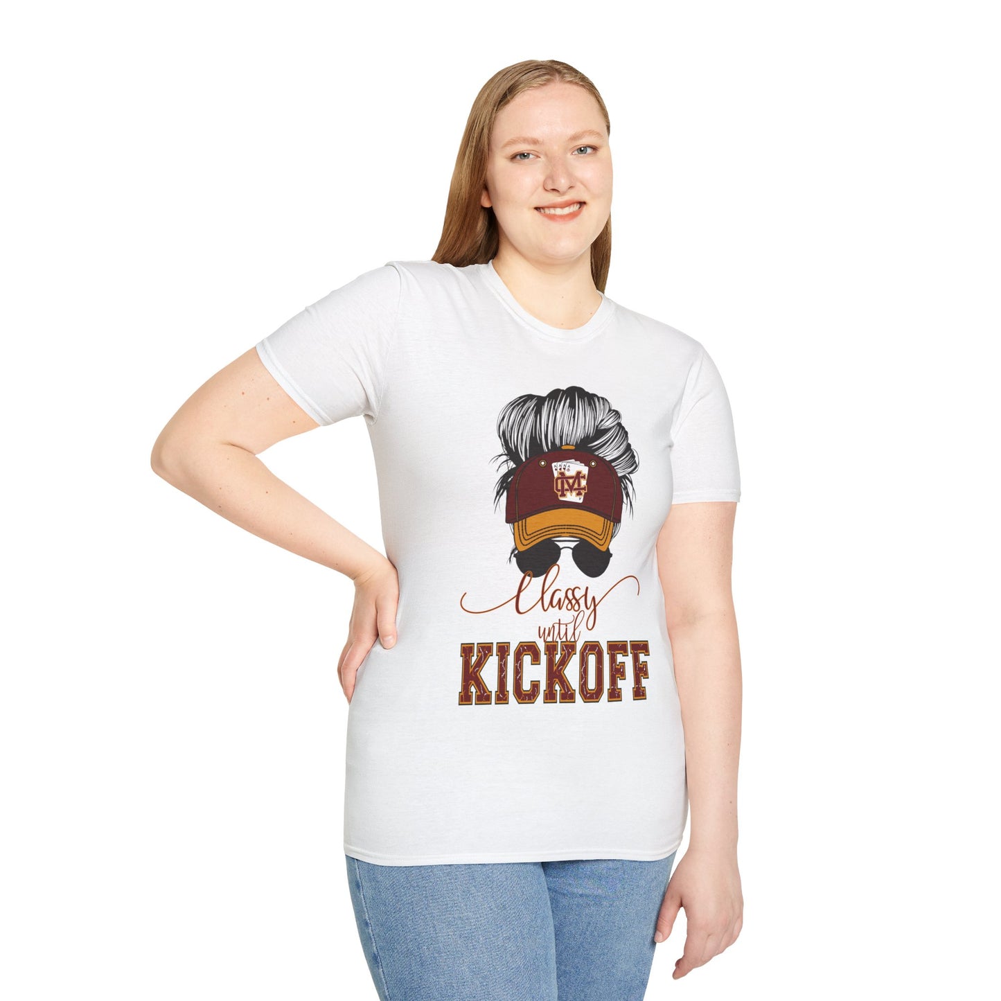 Aces Classy Until Kickoff Adult Unisex Softstyle T-Shirt