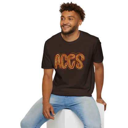 Aces Dots Adult Unisex Softstyle T-Shirt