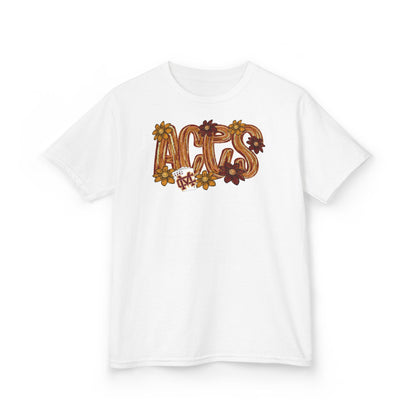 Aces Floral Brushstrokes Kids Heavy Cotton™ Tee