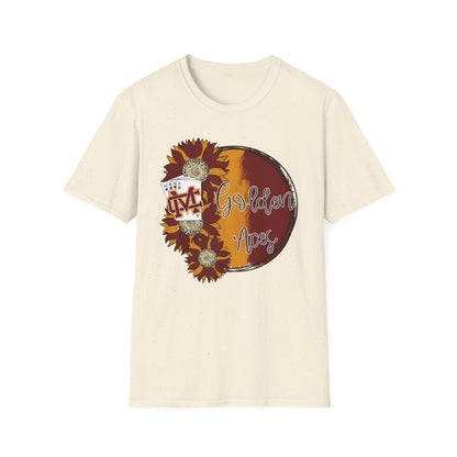 Golden Aces Sunflowers Adult Unisex Softstyle T-Shirt