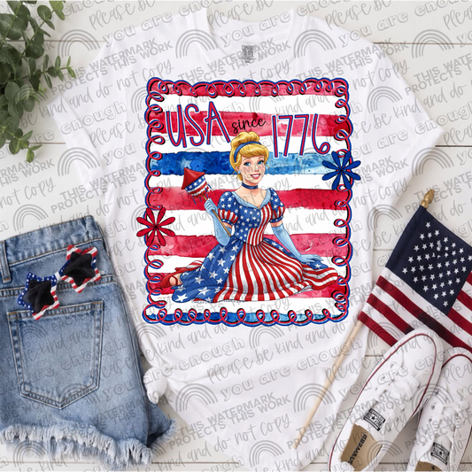Cinderella USA Since 1776 PNG File