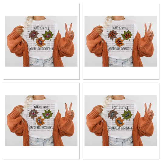 Fall Is My Favorite Season Leaves 32 Football Teams Bundle
