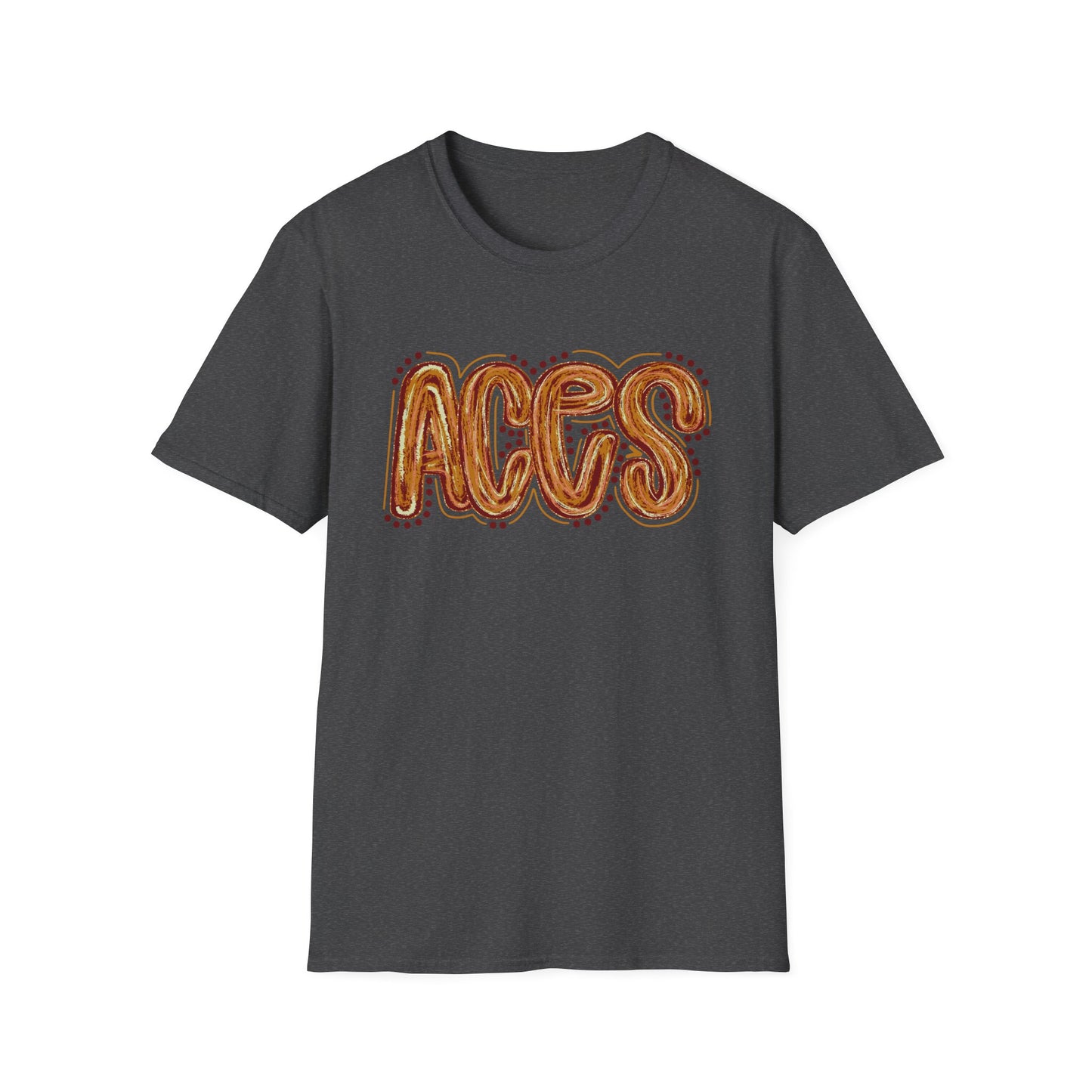 Aces Dots Adult Unisex Softstyle T-Shirt