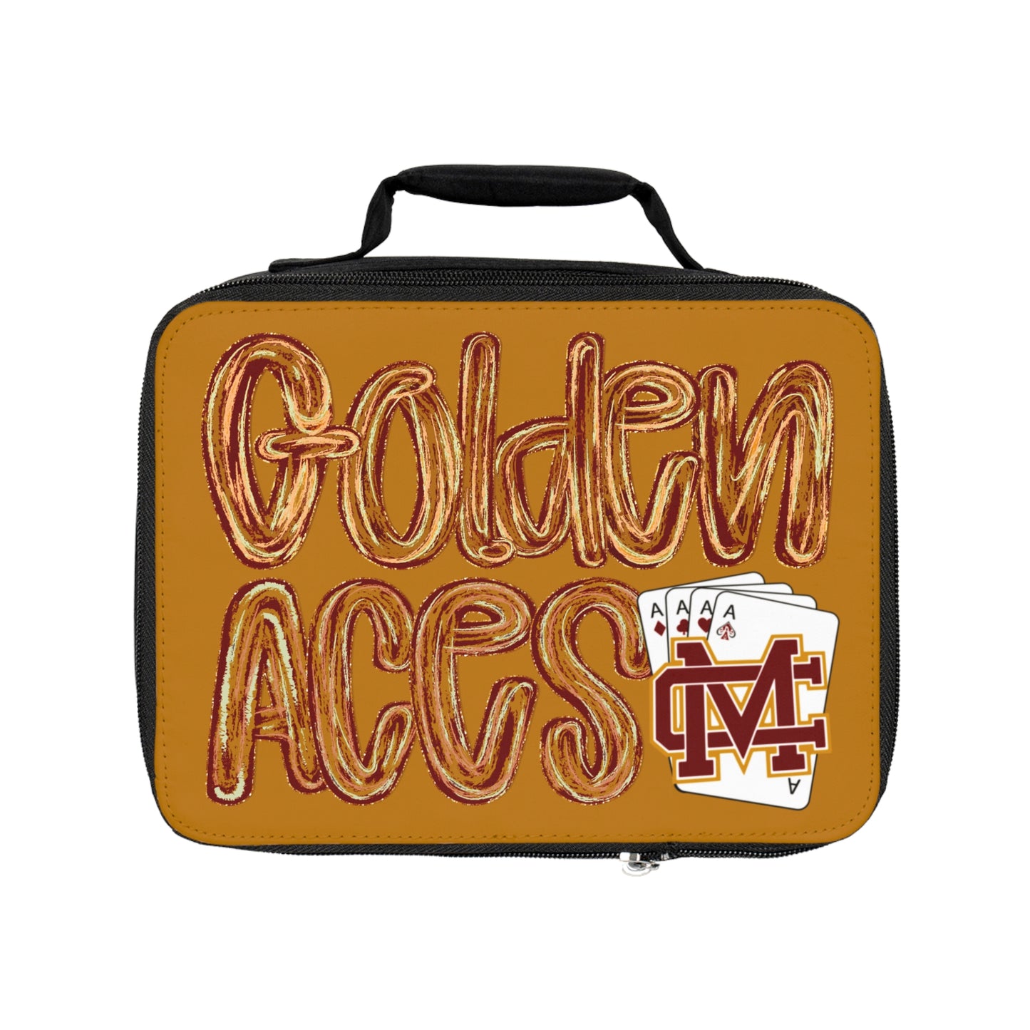 Golden Aces Gold Lunch Bag