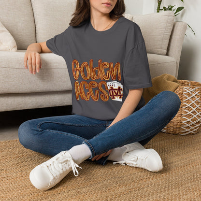 Golden Aces Brushstrokes Adult Unisex Softstyle T-Shirt