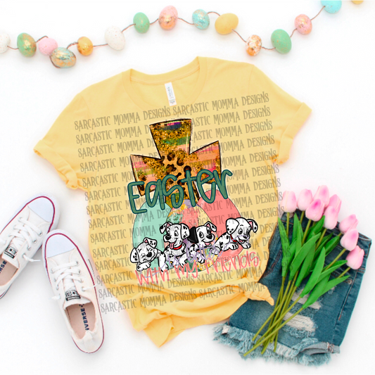 101 Dalmatians Easter Is Better With My Friends PNG File