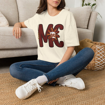 Aces Floral Letters Adult Unisex Softstyle T-Shirt
