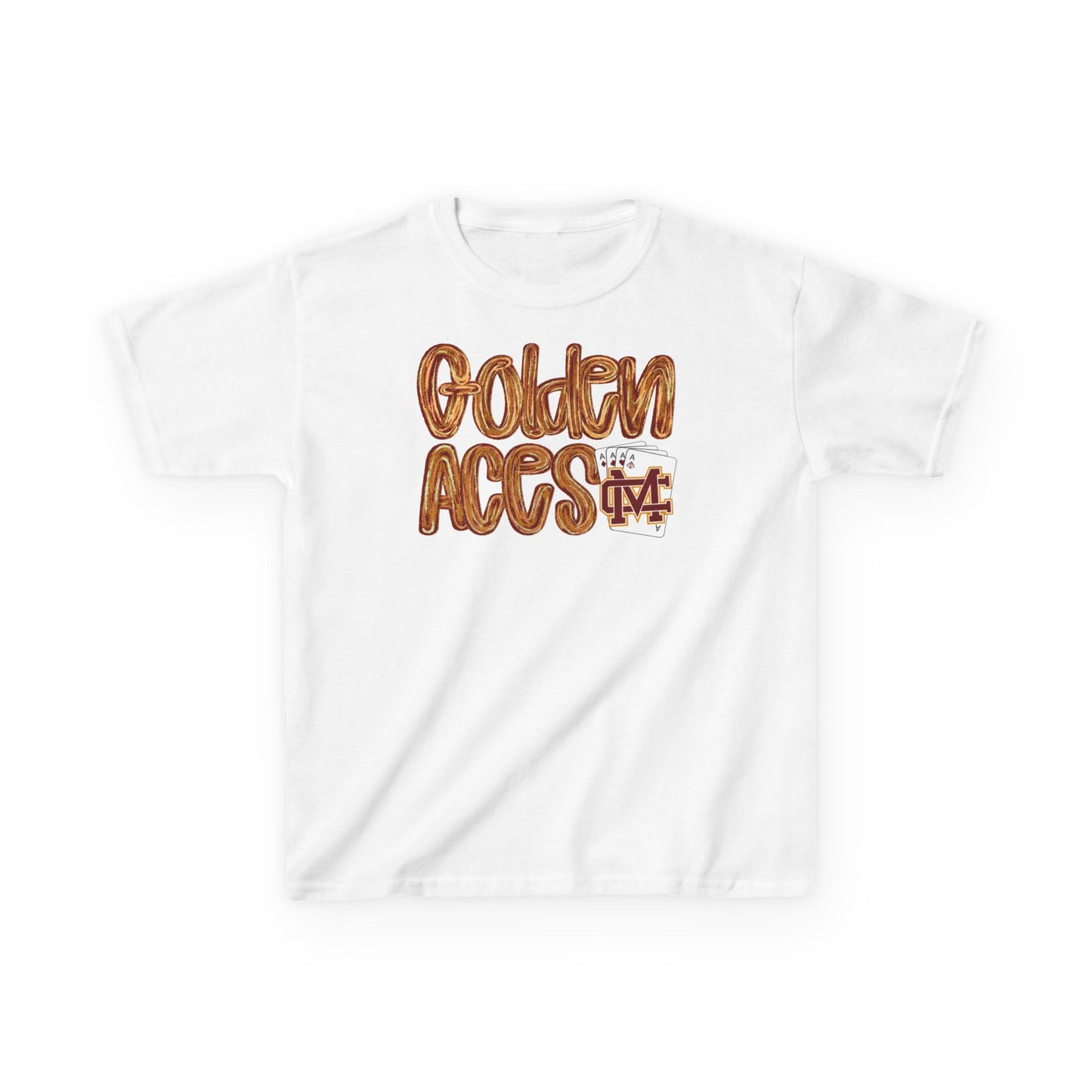 Golden Aces Brushstrokes Kids Heavy Cotton™ Tee