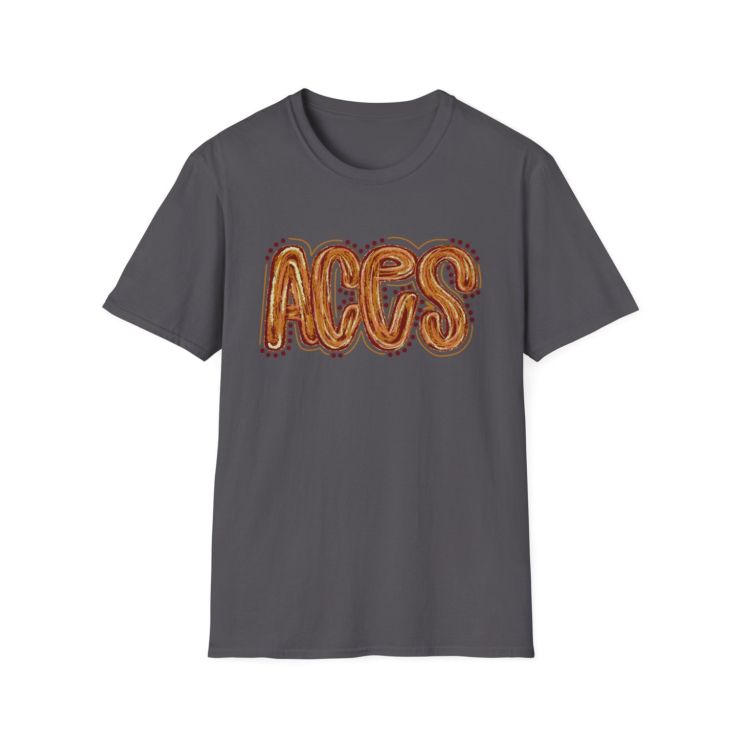 Aces Dots Adult Unisex Softstyle T-Shirt