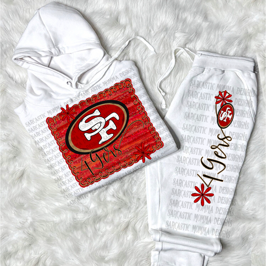 49ers Framed with Matching Sleeve- 2 PNG Files