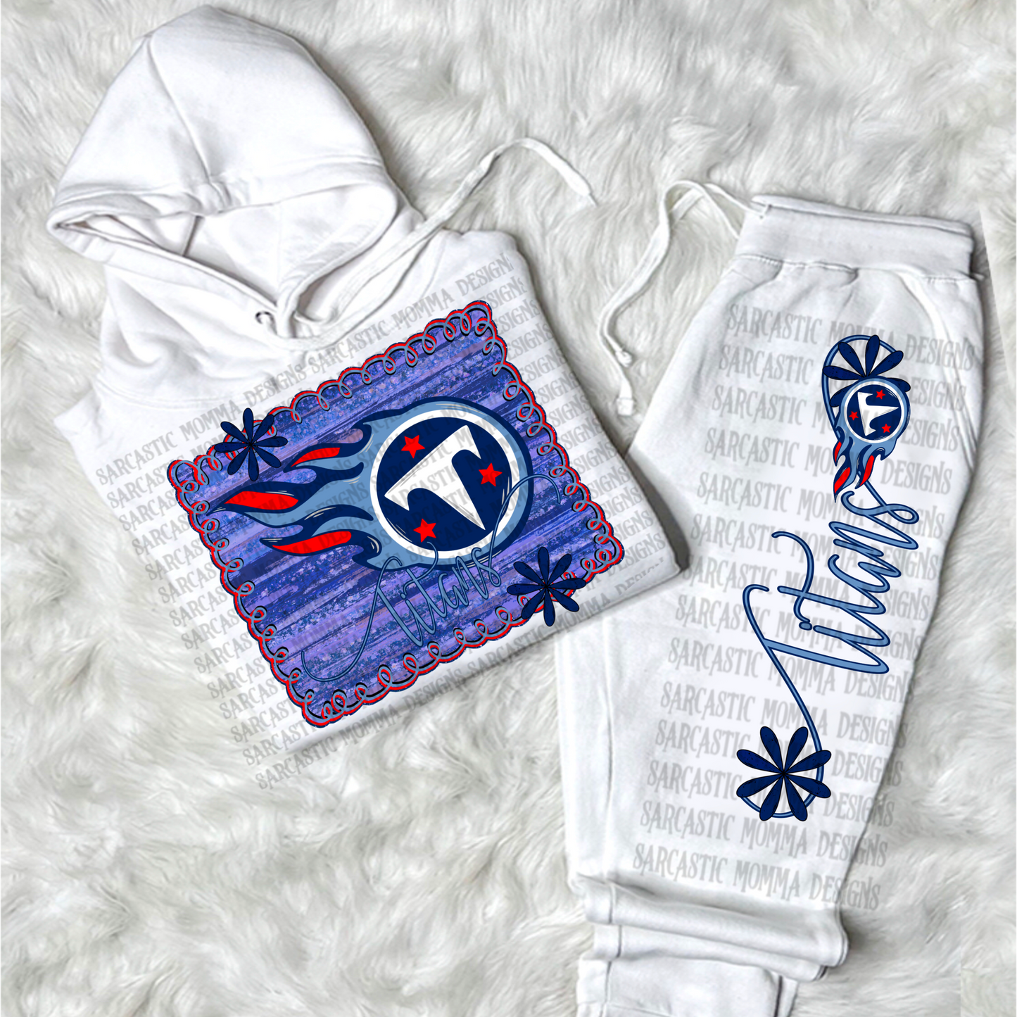 Titans Framed with Matching Sleeve- 2 PNG Files