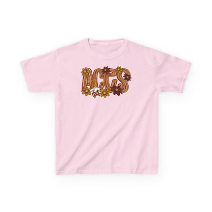 Aces Floral Brushstrokes Kids Heavy Cotton™ Tee