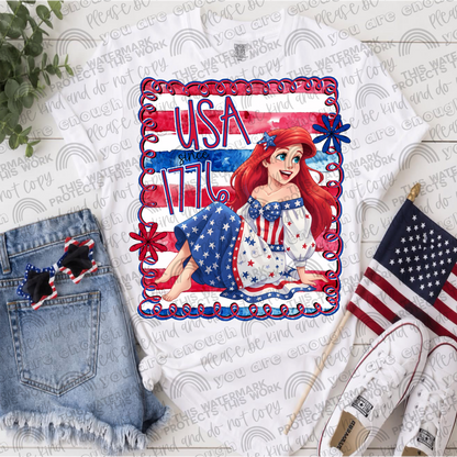 Princesses USA Since 1776 Bundle- 17 PNG Files