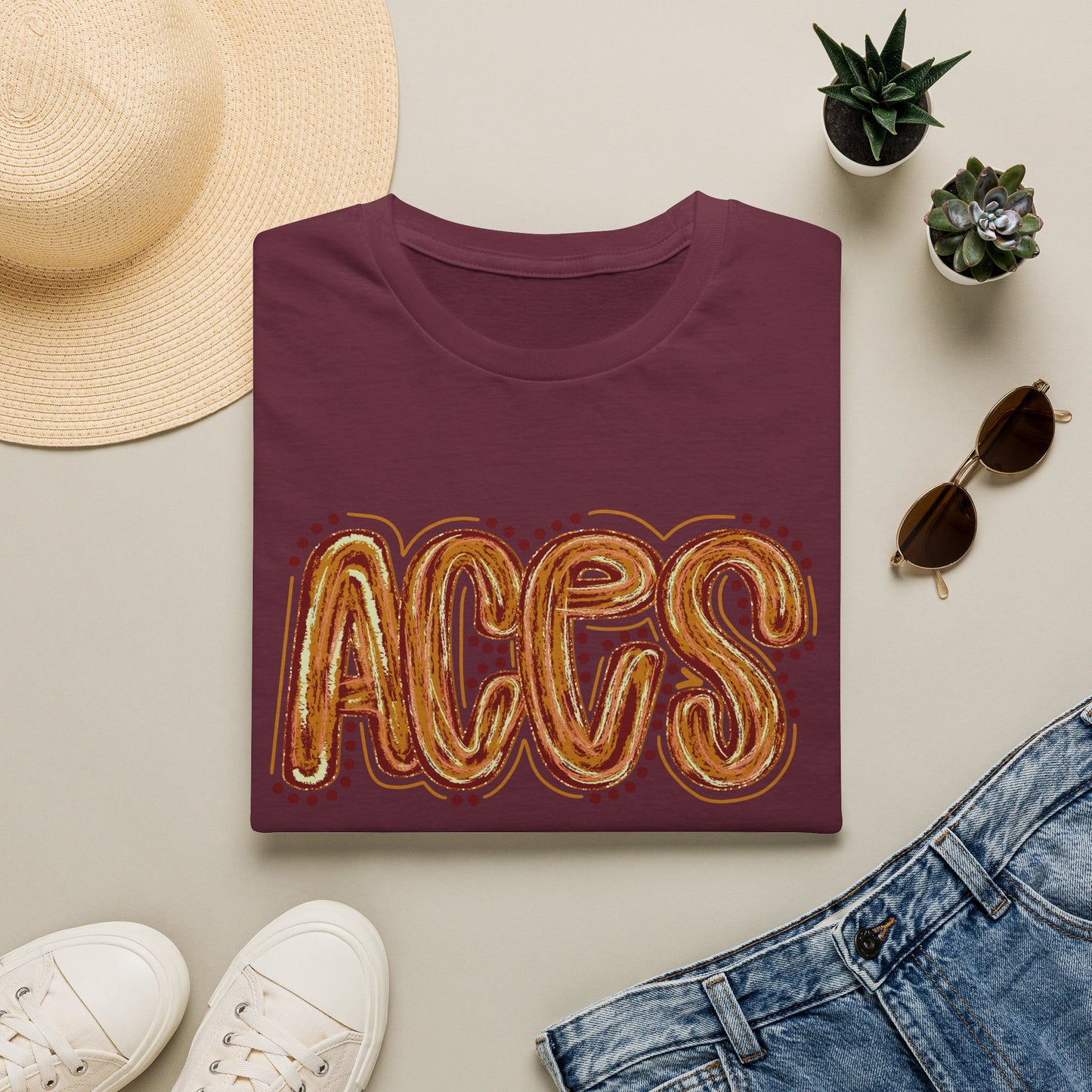 Aces Dots Adult Unisex Softstyle T-Shirt