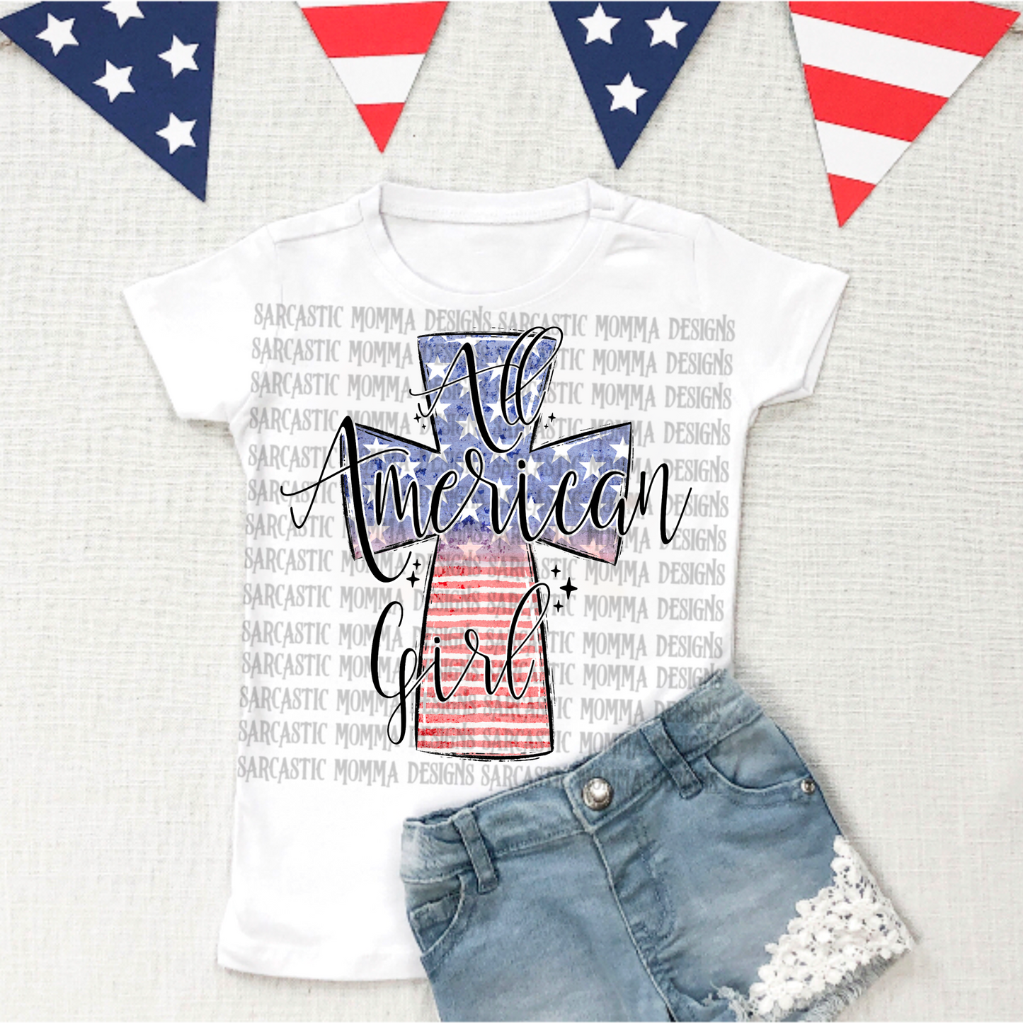 All American Girl PNG File