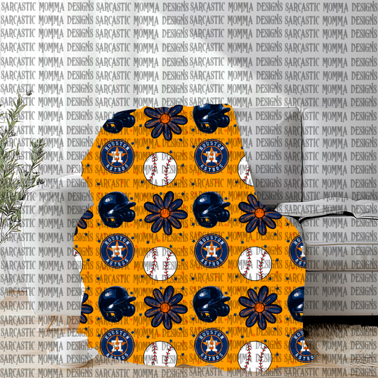 Astros Floral Seamless File