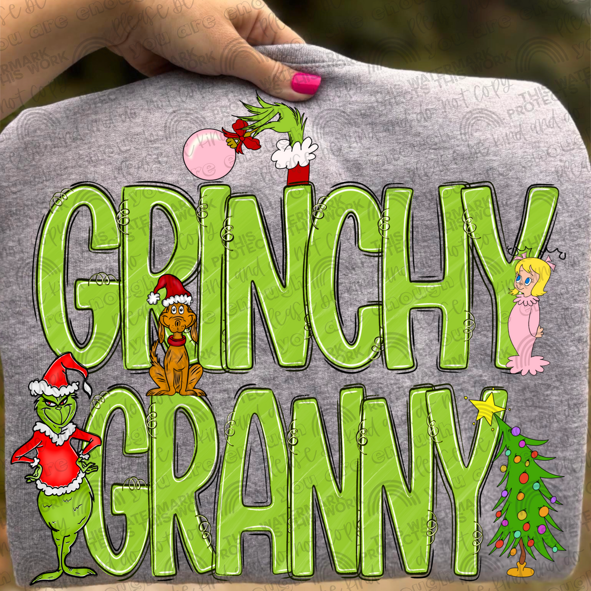 Gr*nchy Granny PNG File