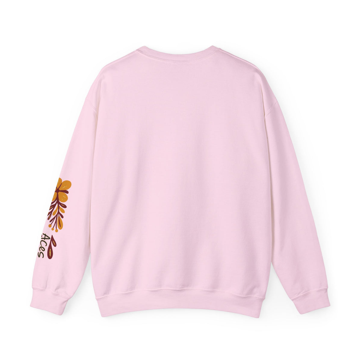Aces Floral with Sleeve Design Unisex Heavy Blend™ Crewneck Sweatshirt