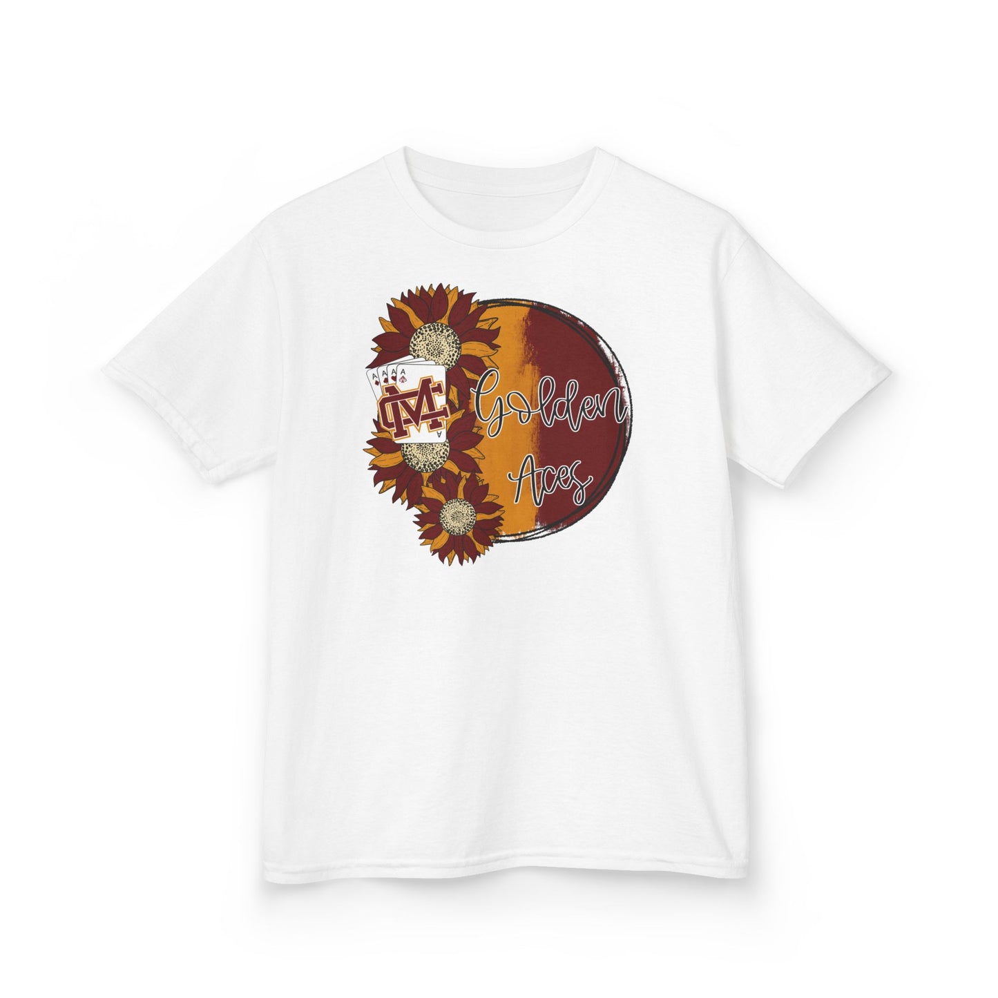 Golden Aces Sunflowers Kids Heavy Cotton™ Tee