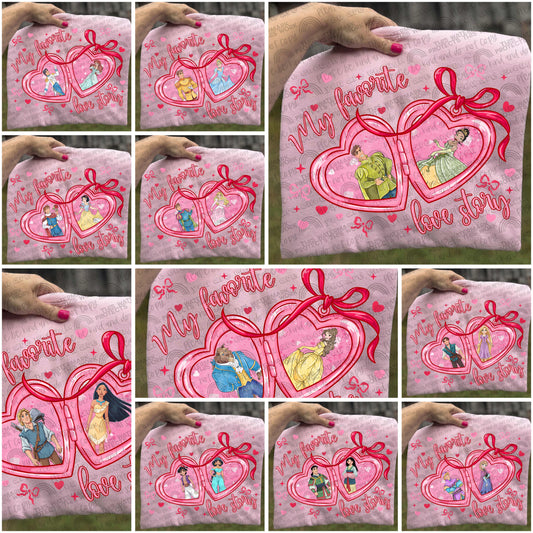 My Favorite Love Story Lockets Bundle- 34 PNG Files