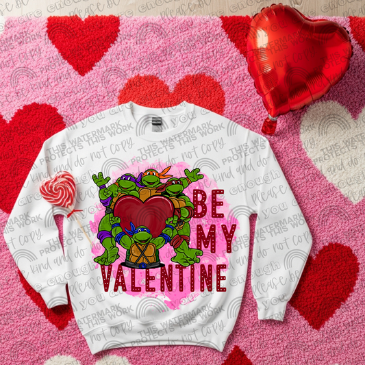 TMNT Be My Valentine- 2 PNG Files
