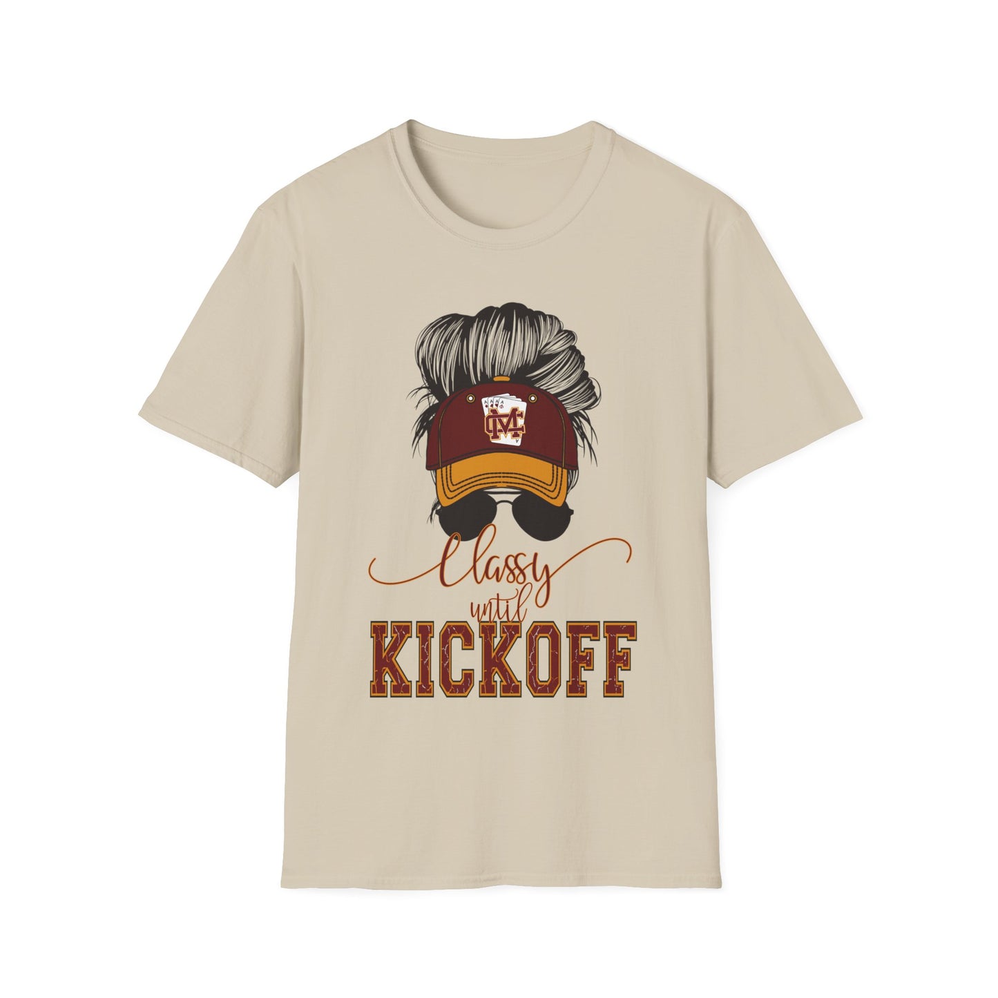 Aces Classy Until Kickoff Adult Unisex Softstyle T-Shirt