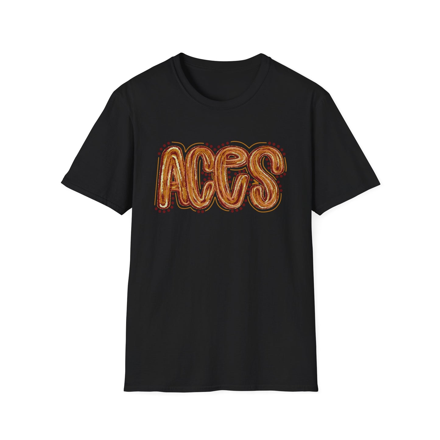Aces Dots Adult Unisex Softstyle T-Shirt