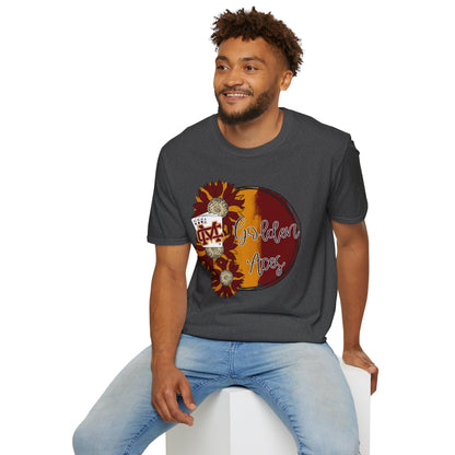 Golden Aces Sunflowers Adult Unisex Softstyle T-Shirt