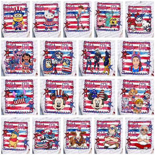 USA Since 1776 Bundle 4- 18 PNG Files
