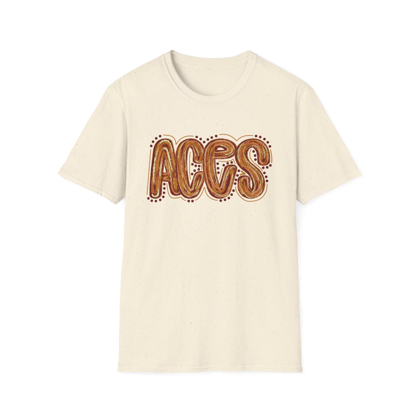 Aces Dots Adult Unisex Softstyle T-Shirt